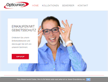 Tablet Screenshot of opticunion.de